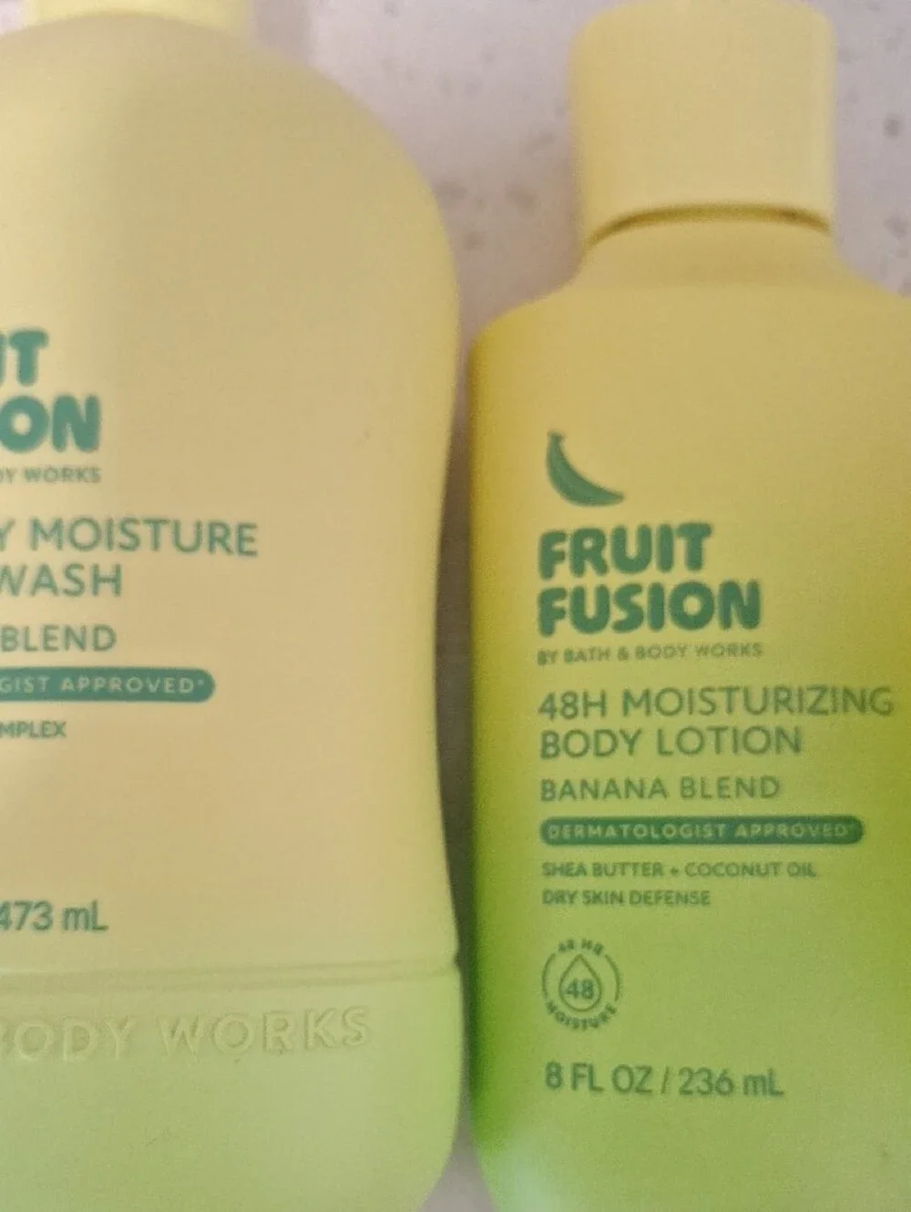 Bath & Body Works Fruit Fusion Banana Blend Body Care Trio